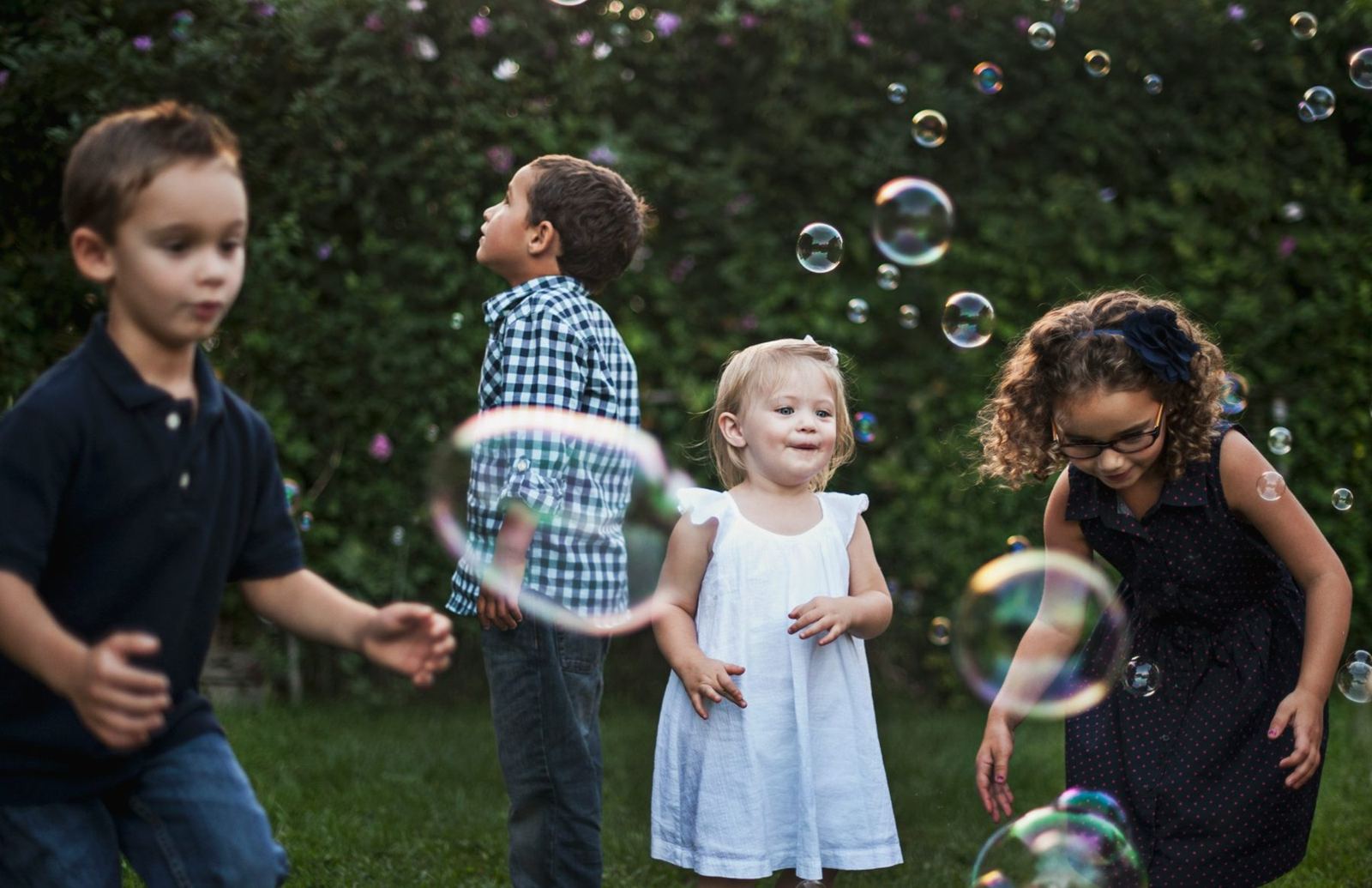 Children playing outdoors